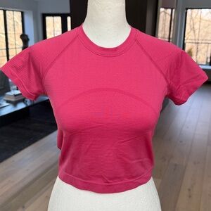 Lululemon Swiftly Tech Cropped Short-Sleeve Shirt